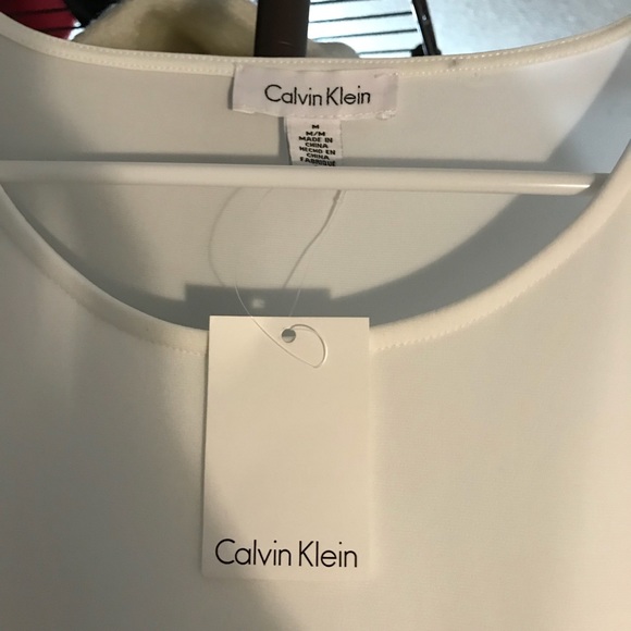 Calvin Klein ruffle flared sleeve top - Picture 3 of 6